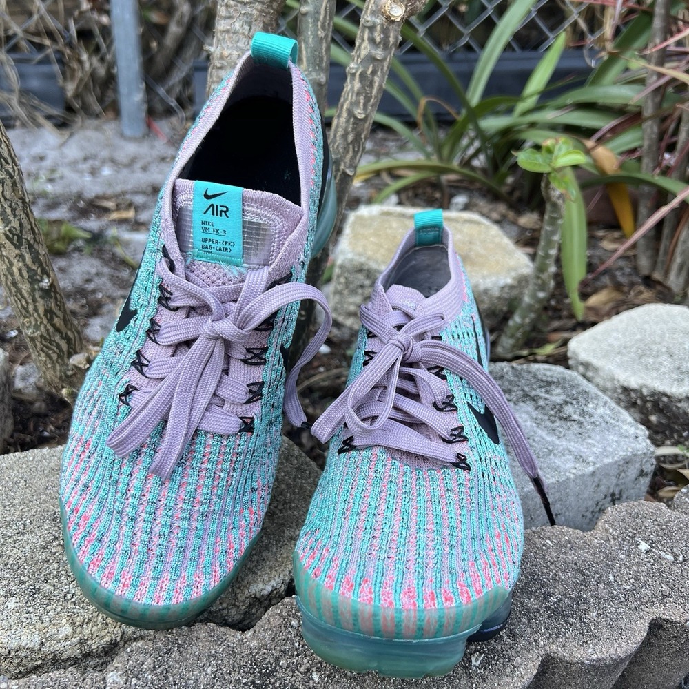 Nike Air Vapormax Flyknit 3 NBY South Beach Womens Shoes AJ6910-500 Size 7.5 - Picture 3 of 9